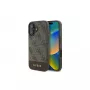Guess funda 4G Bottom Stripe para iPhone 16 Plus (marrón)