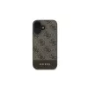 Guess funda 4G Bottom Stripe para iPhone 16 Plus (marrón)