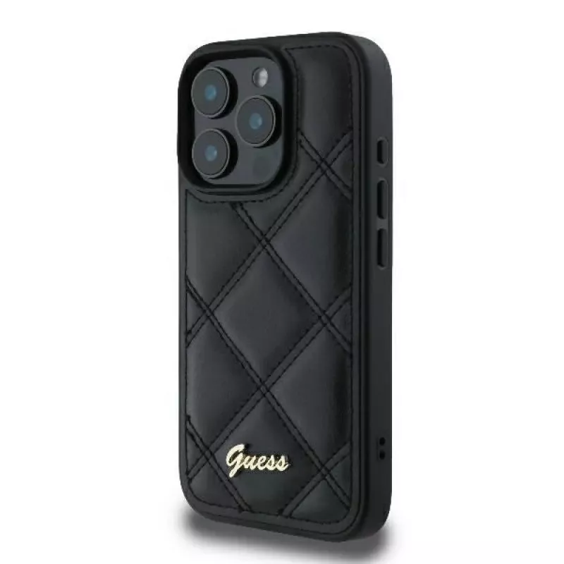 Guess GUHCP16LPSQSQSK funda rígida para Apple iPhone 16 Pro 6,3