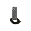 Guess GUHCP16SHC4SEW funda rígida con cordón crossbody 4G Print para iPhone 16 6.1 marrón