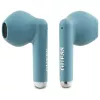 Guess auriculares Bluetooth TWS Printed Classic Logo con estuche de carga (turquesa)