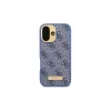 Guess GUHMP16MU4GPRB funda rígida para iPhone 16 Plus 6.7 azul 4G Logo Plate MagSafe
