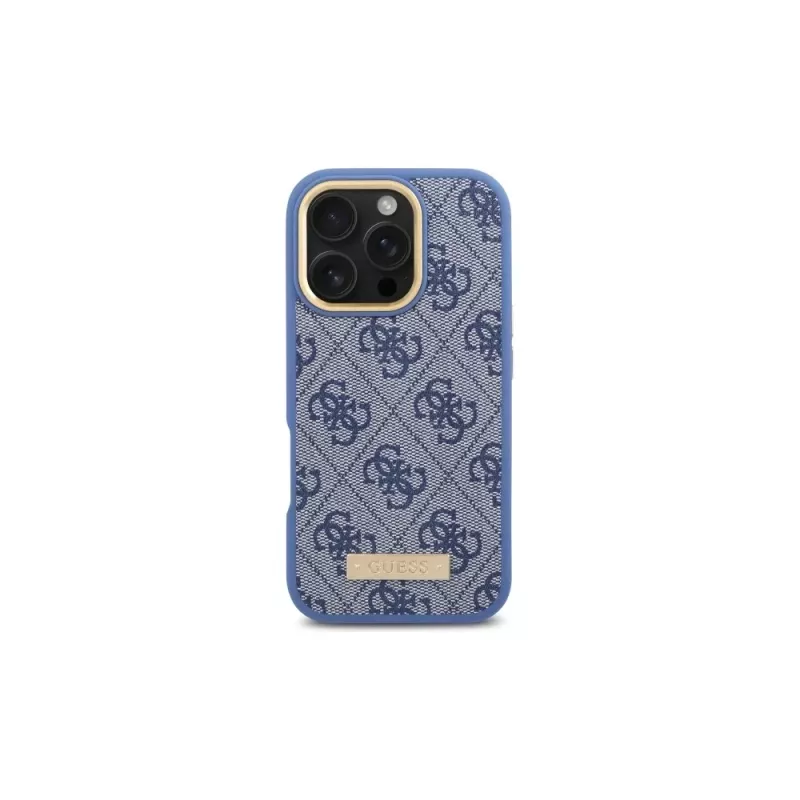 Guess GUHMP16LU4GPRB funda rígida para iPhone 16 Pro 6,3