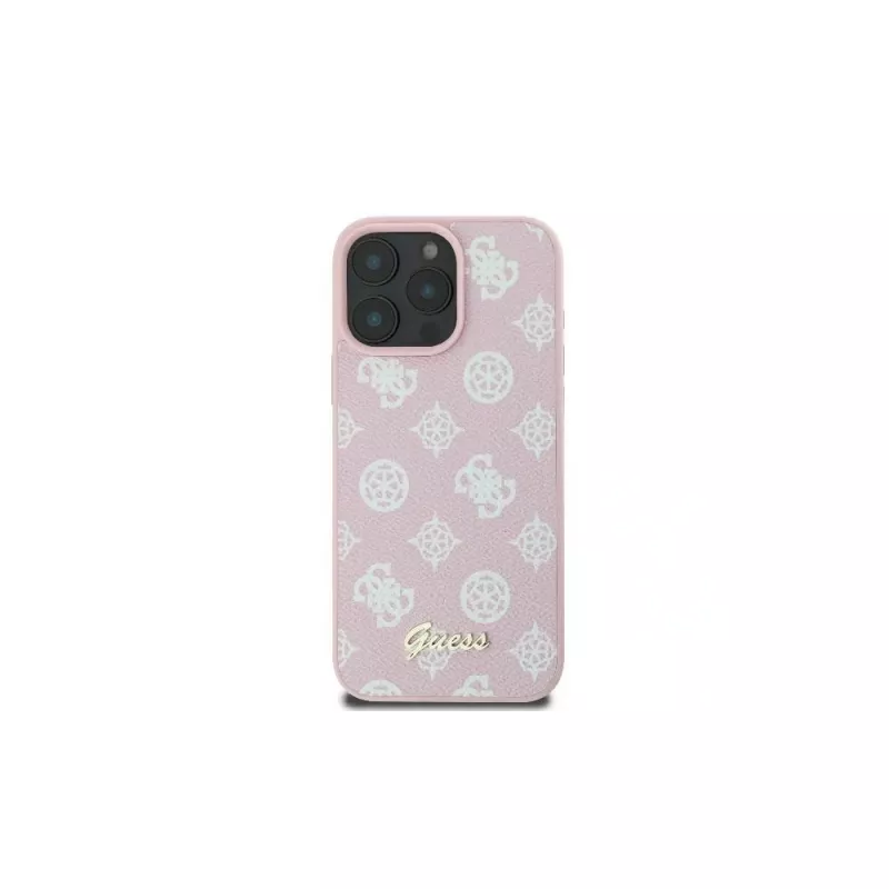 Guess GUHMP16LPGPYSP funda rígida para iPhone 16 Pro 6,3