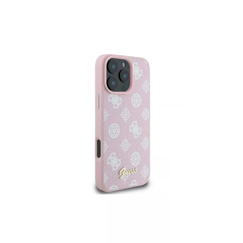 Guess GUHMP16LPGPYSP funda rígida para iPhone 16 Pro 6,3
