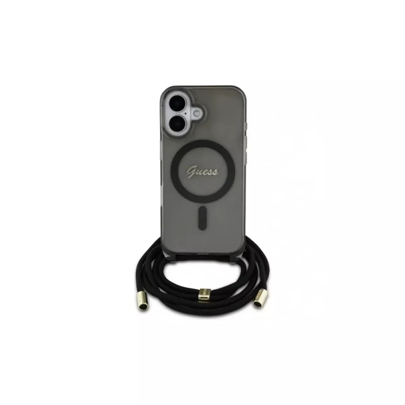 Guess GUHMP16SHCTSGNSK funda rígida para iPhone 16 6,1