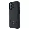 Mercedes-Benz MEHCP16SARMBK funda rígida Leather Urban para iPhone 16 6,1