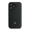Mercedes-Benz MEHCP16SARMBK funda rígida Leather Urban para iPhone 16 6,1