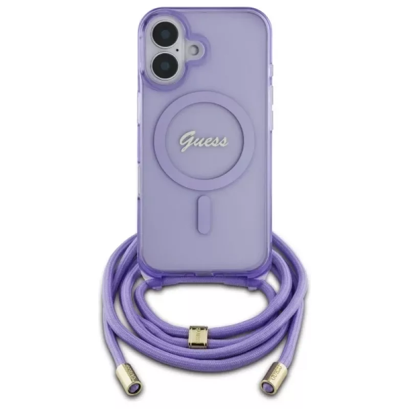 Guess GUHMP16SHCTSGNSU funda rígida para iPhone 16 6,1