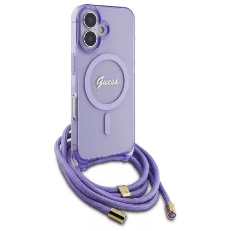 Guess GUHMP16SHCTSGNSU funda rígida para iPhone 16 6,1