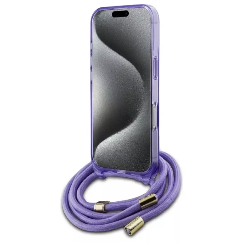 Guess GUHMP16LHCTSGNSU funda rígida para iPhone 16 Pro 6,3