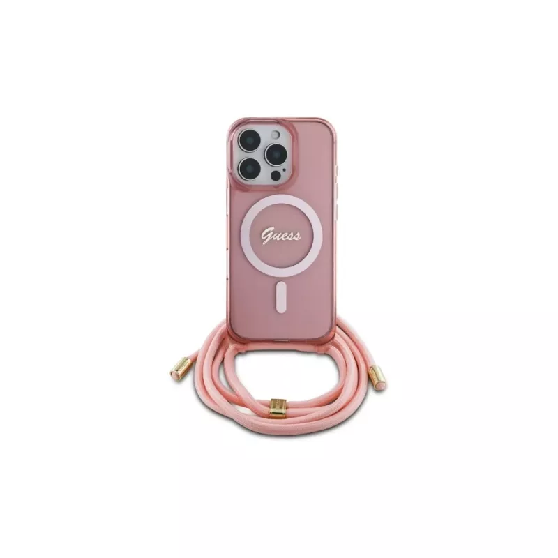 Guess GUHMP16LHCTSGNSP funda rígida para iPhone 16 Pro 6,3