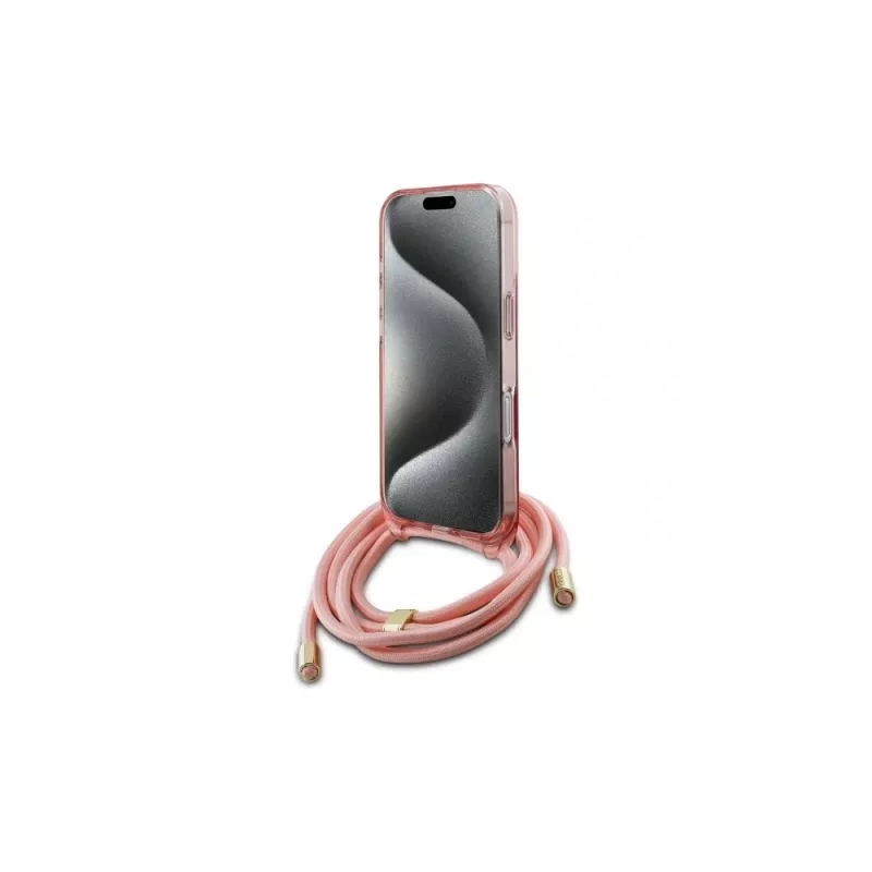 Guess GUHMP16LHCTSGNSP funda rígida para iPhone 16 Pro 6,3