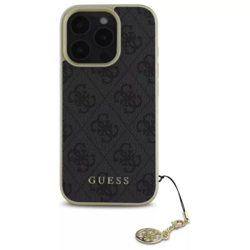 Guess GUHCP16LGF4GGR funda rígida para iPhone 16 Pro 6,3
