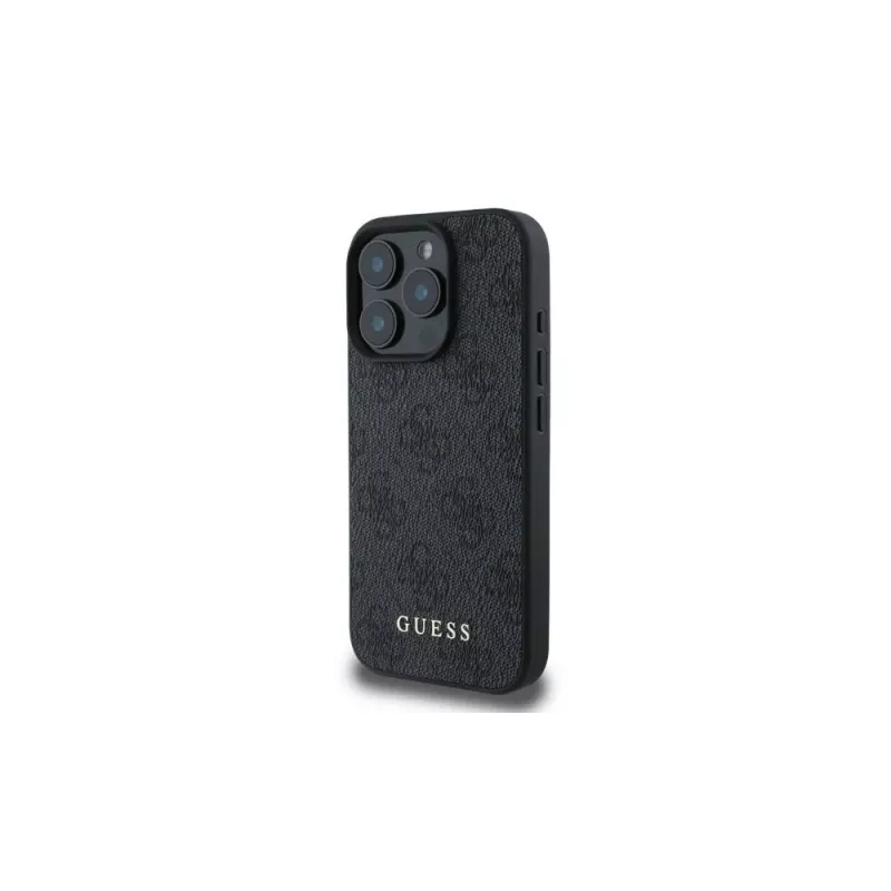 Guess 4G Classic funda para Apple iPhone 16 Pro, negra
