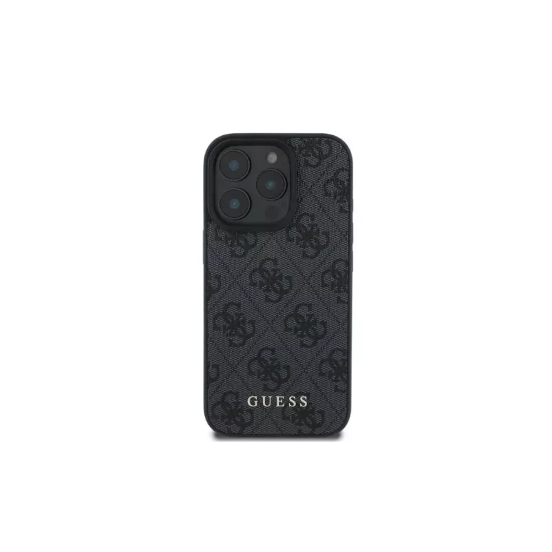 Guess 4G Classic funda para Apple iPhone 16 Pro, negra