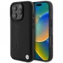 BMW funda rígida de piel Hot Stamp para iPhone 16 Pro 6,3