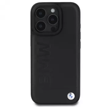BMW funda rígida de piel Hot Stamp para iPhone 16 Pro 6,3