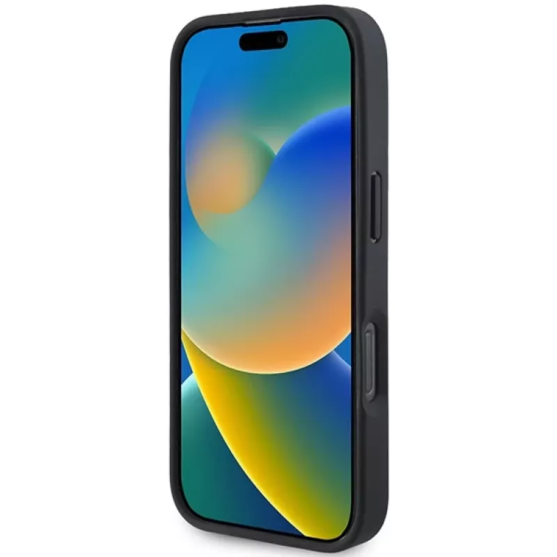 BMW funda rígida de piel Hot Stamp para iPhone 16 Pro 6,3