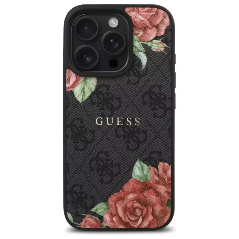 Guess GUHMP16LP4ROPEMCK funda rígida para Apple iPhone 16 Pro, 6,3