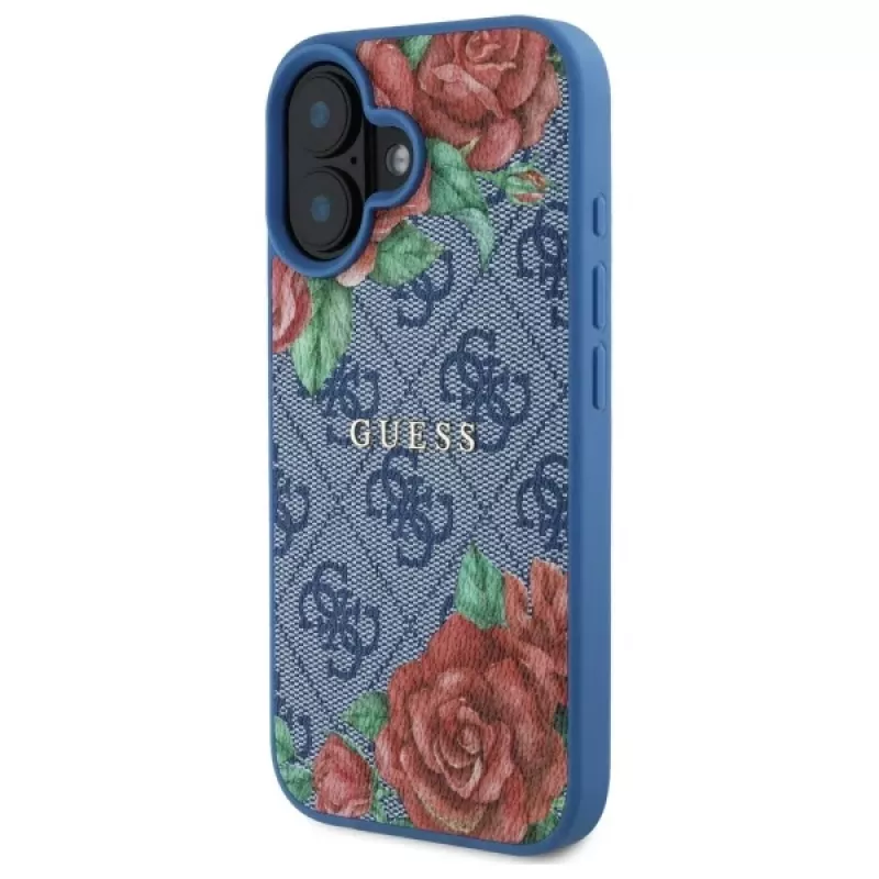Guess GUHMP16SP4ROPEMCB Funda rígida para iPhone 16 6,1