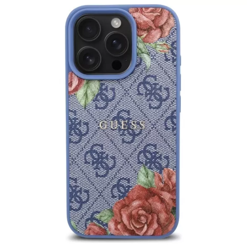 Guess GUHMP16XP4ROPEMCB Funda rígida para iPhone 16 Pro Max 6,9