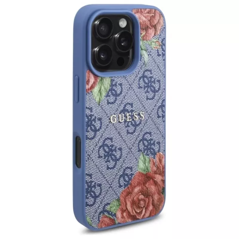 Guess GUHMP16XP4ROPEMCB Funda rígida para iPhone 16 Pro Max 6,9