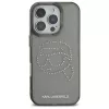 Karl Lagerfeld IML Rhinestones Karl Head Funda para iPhone 16 Pro Max (negro)