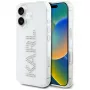 KARL LAGERFELD IML Rhinestones Logo Funda trasera para Apple iPhone 16 - transparente