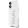 KARL LAGERFELD IML Rhinestones Logo Funda trasera para Apple iPhone 16 - transparente