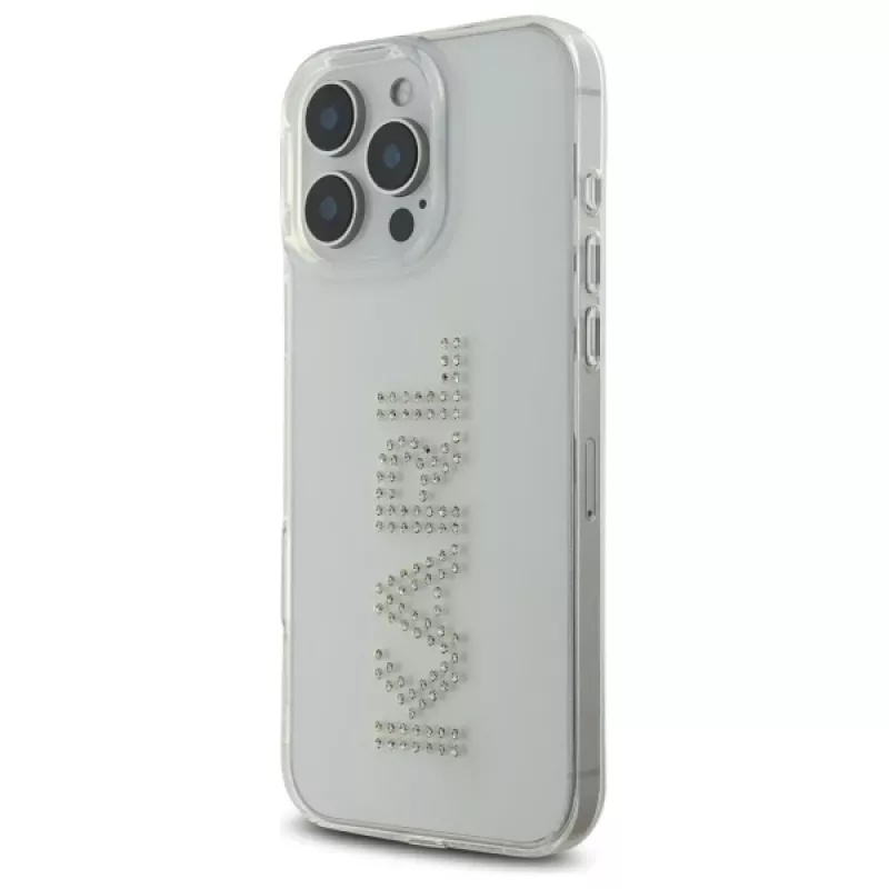 Karl Lagerfeld KLHCP16XHKLSTDCT Funda rígida para iPhone 16 Pro Max 6,9