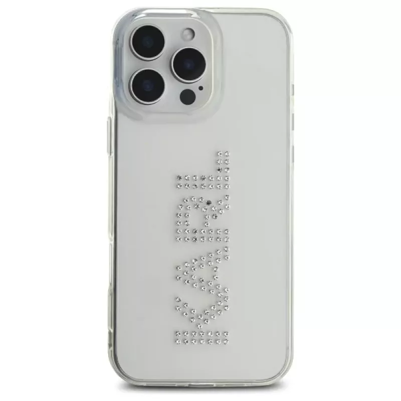 Karl Lagerfeld KLHCP16XHKLSTDCT Funda rígida para iPhone 16 Pro Max 6,9