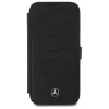 Mercedes-Benz MEBKP16X23RWRSK Funda tipo libro Leder Waves para iPhone 16 Pro Max 6,9