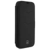 Mercedes-Benz MEBKP16X23RWRSK Funda tipo libro Leder Waves para iPhone 16 Pro Max 6,9