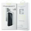 Guess BP Rhinestone Set 2 en 1 de protector de pantalla y lente de cámara para Apple iPhone 16 Pro Max - plata
