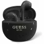 Guess Auriculares TWS Glossy Effect EggShape Printed Classic Logo negros