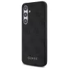 Guess Funda trasera 4G Metal Gold Logo para Samsung Galaxy S24 FE - gris