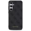 Guess Funda trasera 4G Metal Gold Logo para Samsung Galaxy S24 FE - gris