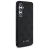 Guess Funda trasera 4G Metal Gold Logo para Samsung Galaxy S24 FE - gris
