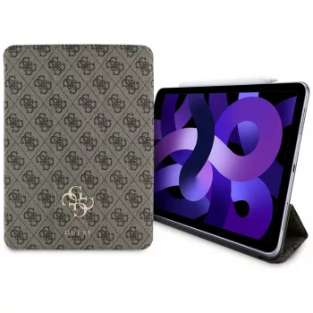 Guess GUFC11RM24PS4SGW Funda folio magnética 4G Big Logo para iPad Air 11 M2 2024 / M3 2025 / M4 2026 marrón