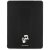 Karl Lagerfeld KLFC13PM24SAKCK funda tipo libro para iPad Pro 13 M4 2024 / M5 2025, negra, Saffiano, magnética, Karl & Choupette