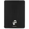 Karl Lagerfeld KLFC13RM24SAKCK Funda tipo libro magnética negra Saffiano Karl & Choupette para iPad Air 13 M2 2024 / M3 2025 / M4 2026