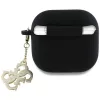 Guess Funda de silicona 4G Charm para AirPods 4 - negra