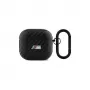 BMW BMA4CMPUCA Funda para AirPods 4 negra PU Carbon M Collection