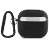 Mercedes-Benz MEA4CSLBK Funda AirPods 4 Negro Piel Logo Metal