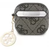 Guess Funda protectora 4G Strass Charm para Apple AirPods 4, Marrón