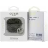 Guess Funda protectora 4G Strass Charm para Apple AirPods 4, Marrón