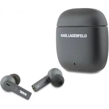 KARL LAGERFELD Auriculares TWS Metal Printed Logo con ANC/ENC - Negro
