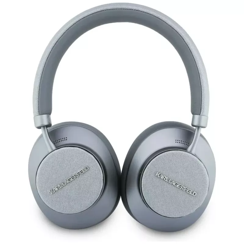 Karl Lagerfeld Auriculares over-ear Bluetooth ANC Saffiano Elongated Gris