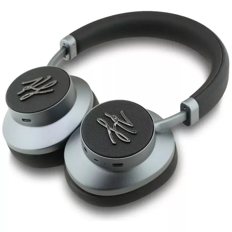 KARL LAGERFELD Auriculares over-ear Bluetooth ANC Grained Initials Negro
